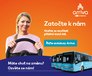 Arriva přijmeme řidiče