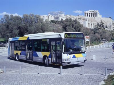 404 +  295 autobusů  IRISBUS v olympijských Aténách