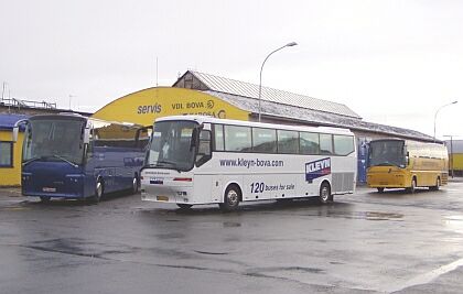 Test-Road-Show 2004  a veletrh použitých busů Vuren na konci listopadu