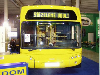 Městský autobus TEDOM Kronos 123G zahájí v únoru zkušební provoz v Liberci.