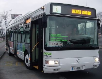 Tuzemská premiéra městského autobusu City bus s pohonem na zemní plyn v Havířově