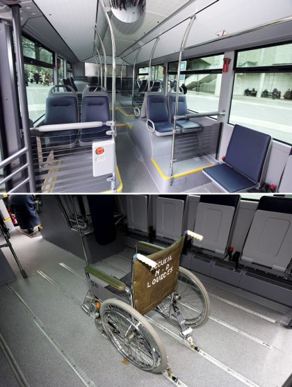 Nasazení autobusu Mercedes-Benz Citaro ve francouzském poutním městě Lourdes