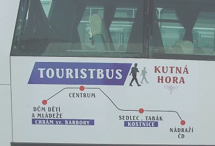 Touristbus v Kutné Hoře už od půlky května.