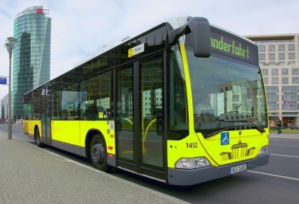 Jubilejní autobus pro Berlínský dopravní podnik.