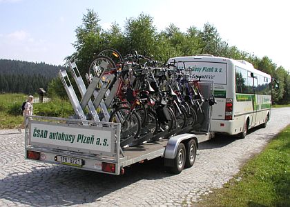 Šumava: Cyklobusy, 'Zelené autobusy', Dostupná Šumava 2005.