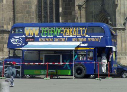 Z autobusoškoly - naposledy před zkouškami.