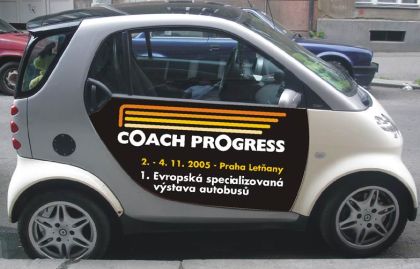 COACH  PROGRESS 2005 1. Evropská specializovaná výstava autobusů v Praze.