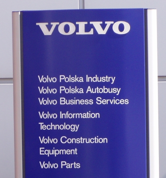 Z návštěvy Volvo Polska Wroclaw.