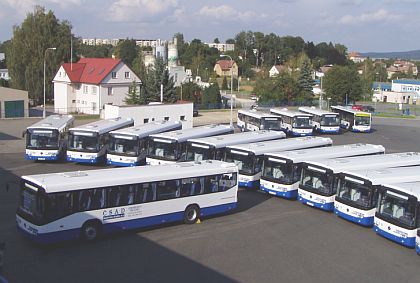 Ze slavnostního předání 300. linkového autobusu  Mercedes-Benz Conecto