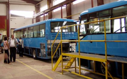 Z předváděcího dne u druhého největšího výrobce autobusů v ČR SOR Libchavy.