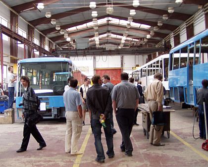 Z předváděcího dne u druhého největšího výrobce autobusů v ČR SOR Libchavy.