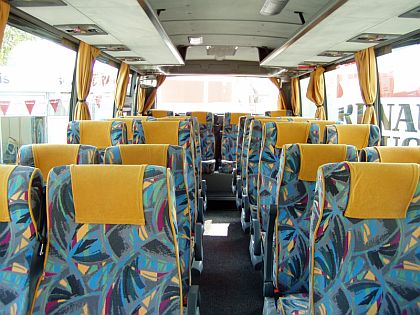 Z přehlídky autobusů na nitranském Autosalónu 2005.