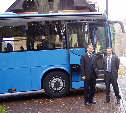 Česká premiéra autobusu Arway z Karosy Vysoké Mýto.