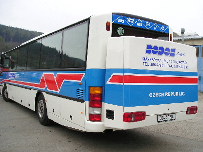 Karosárna SYCHRA představila autobusové skříně a skiboxy.