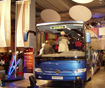 Autobusy Mercedes-Benz na MOT 2005: Citaro LE, Integro, Travego M, Tourino, ...