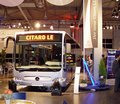 Autobusy Mercedes-Benz na MOT 2005: Citaro LE, Integro, Travego M, Tourino, ...