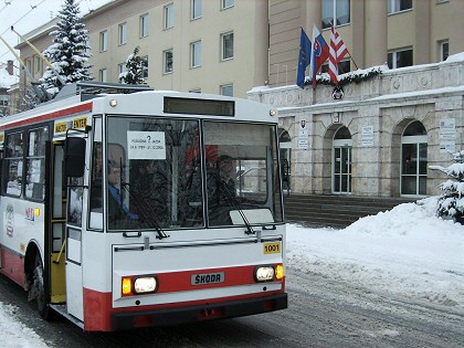Ze Slovenska: Konec trolejbusů v Banské Bystrici s fotografiemi.