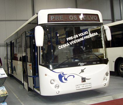 Volvo B7 RLE se slovenskou karosérií ve zkušebním provozu na lince Connexu.