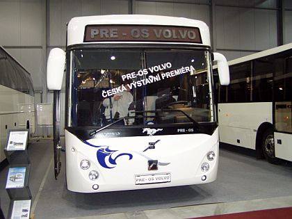 Volvo B7 RLE se slovenskou karosérií ve zkušebním provozu na lince Connexu.