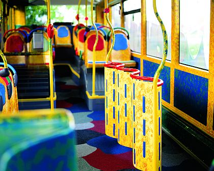 Mercedes-Benz Citaro s originální výzdobou studentů středních škol.