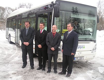 ČSAD Havířov slavnostně převzalo do užívání čtyři nízkopodlažní vozidla CNG.