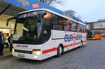 EUROLINES přepravily za prvních 6 dnů stovky cestujících na lince Praha-Brno.