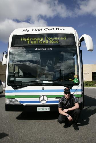 Vodíkový autobus Mercedes-Benz na veletrhu AUTOTEC 2006