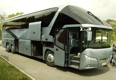 Ze slovenského BUSportálu: Neoplan Starliner se představil i na Slovensku