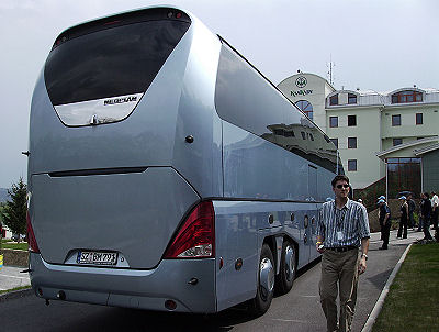 Ze slovenského BUSportálu: Neoplan Starliner se představil i na Slovensku