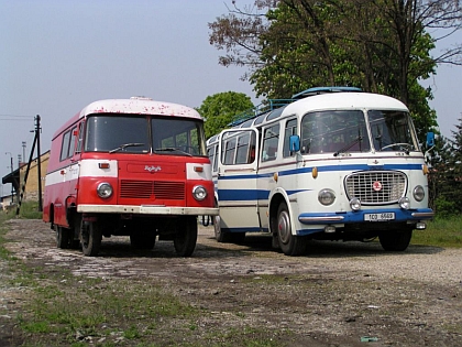 Ze zahájení 10. sezóny Železničního muzea Zlonice 6. května 2006.