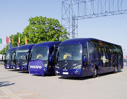 Nové autokary Sunsundegui Sideral - VOLVO se představily na Dni dopravy.