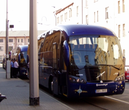 Nové autokary Sunsundegui Sideral - VOLVO se představily na Dni dopravy.