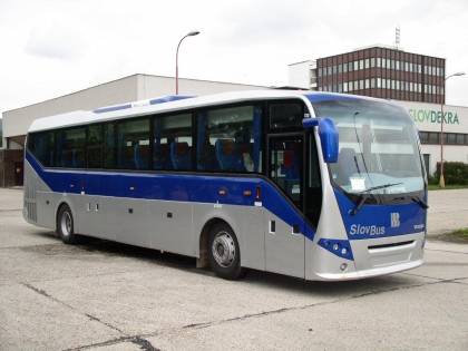 COACH PROGRESS na cestách  - Nové autobusy  SLOVBUS - VOLVO