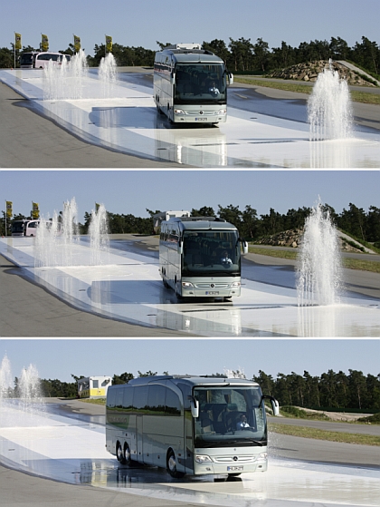 Nejbezpečnější dálkový autobus na světě Mercedes-Benz Safety Coach