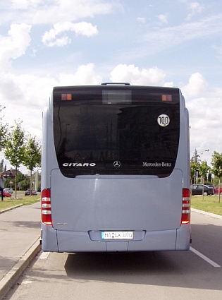 Testovací autobus Mercedes-Benz Citaro LE Ü EURO 4 SCR (AdBlue)