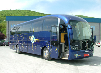 Ze slovenského BUSportálu: Volvo B12B Sunsundegui Sideral 2000.