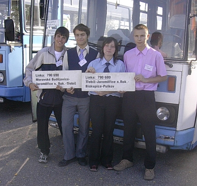 Jaroměřičtí a třebíčtí filmaři a přátelé autobusů