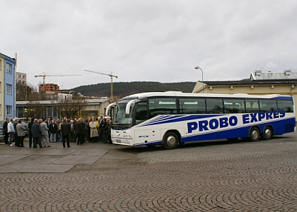 Společnost PROBO TRANS předala symbolicky 4 z letošních 15 nových autobusů