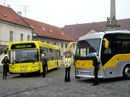 Ze slovenského BUSportálu: FOTOGRAFIE z prezentácie autobusov v Trnave