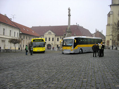 Ze slovenského BUSportálu: FOTOGRAFIE z prezentácie autobusov v Trnave