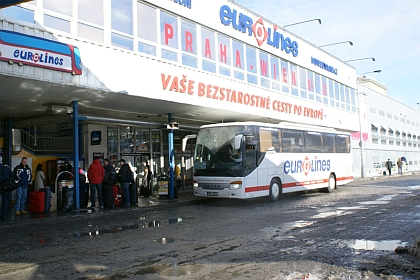 BUSmonitor leden: Ústřední autobusové nádraží na Florenci projde rekonstrukcí.