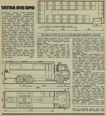 Našli jste na netu: TATRA 815 SPO - skříňový přepravník osob.