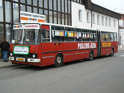 Z poslední jízdy TAJ 60-88 aneb  konec autobusů IKARUS 280.08 v Táboře.