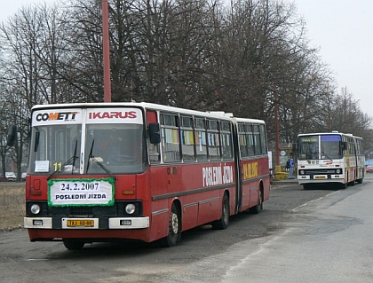 Z poslední jízdy TAJ 60-88 aneb  konec autobusů IKARUS 280.08 v Táboře.