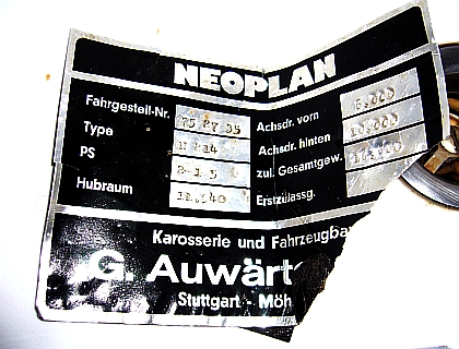 BUSportál se snaží pomoci v identifikaci Neoplanu