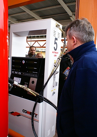 Nejmodernější čerpací stanice na stlačený zemní plyn (CNG) v ČR předána