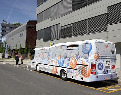 Nový design kyvadlových autobusů k BB Centru v Praze 4 - Michli