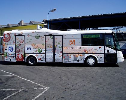 Nový design kyvadlových autobusů k BB Centru v Praze 4 - Michli