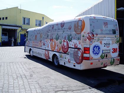 Nový design kyvadlových autobusů k BB Centru v Praze 4 - Michli