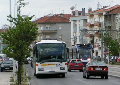 Lisabon: Doprava na jih od řeky Tejo.